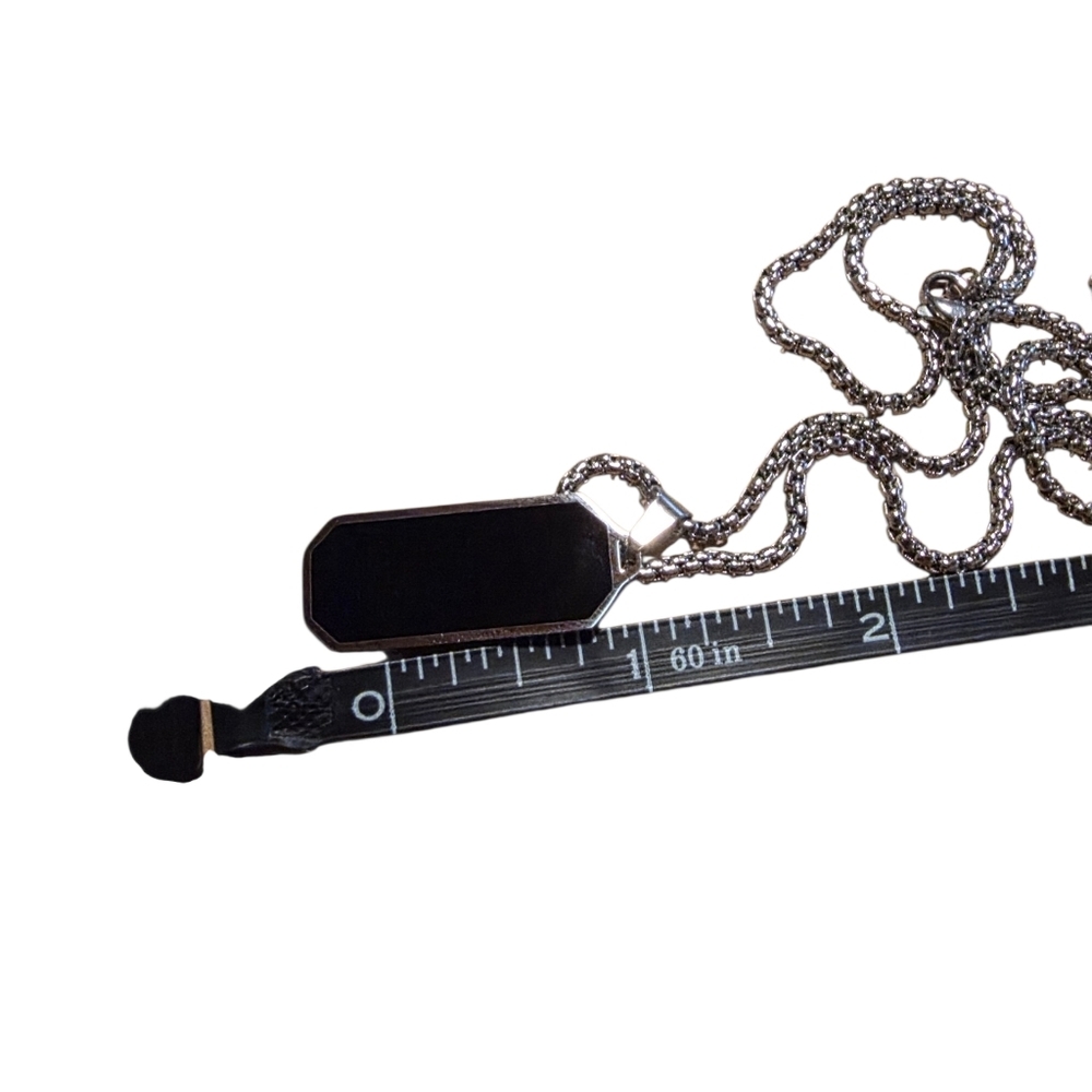 New Men's Necklace Pendant Stainless Steel - Picture 4 of 5